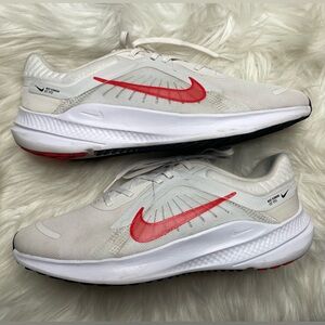 🏃‍♂️ Nike Quest 5 Platinum Tint Light Crimson Running Shoes Mens Size 10.5